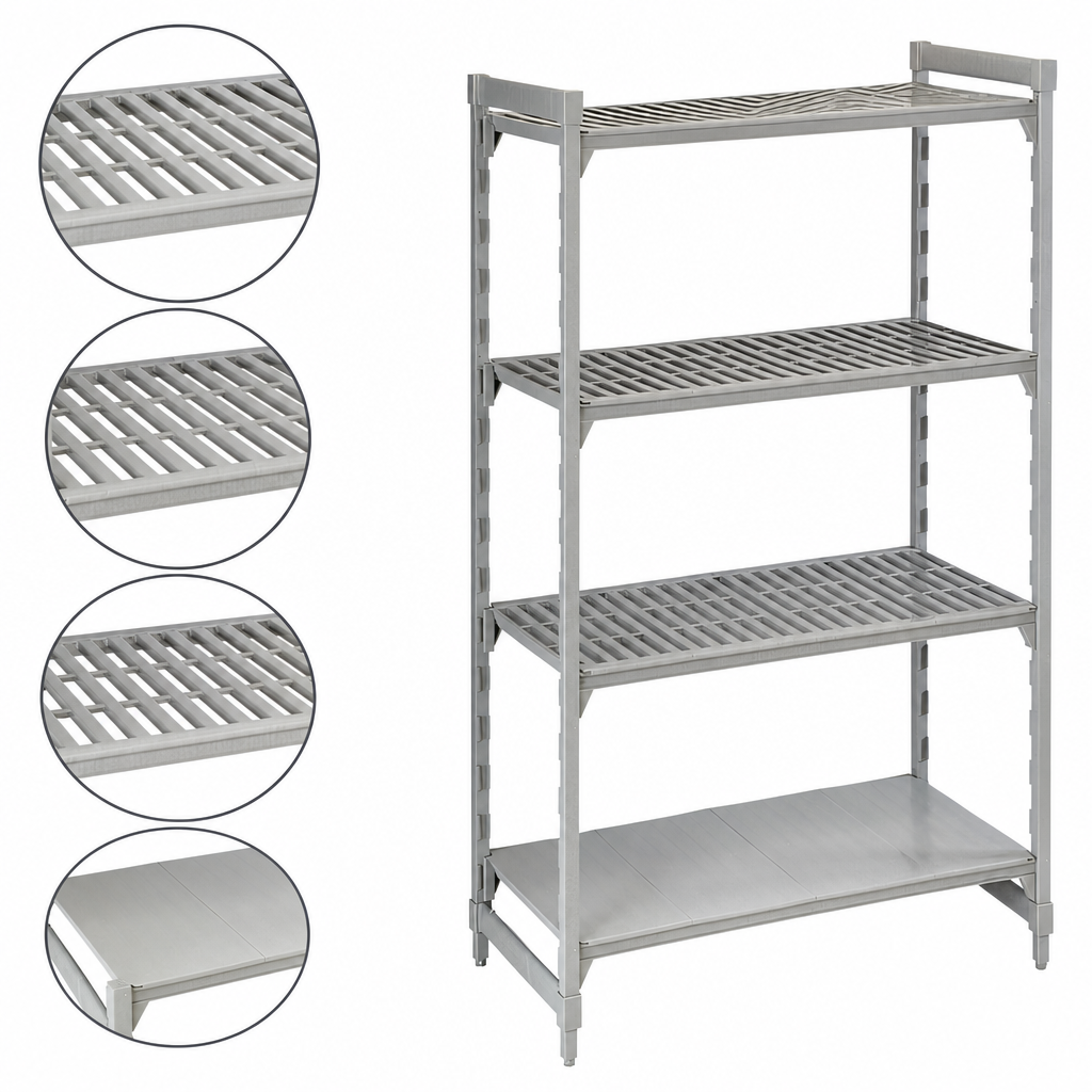 4-Shelf Vented and Solid Configuration