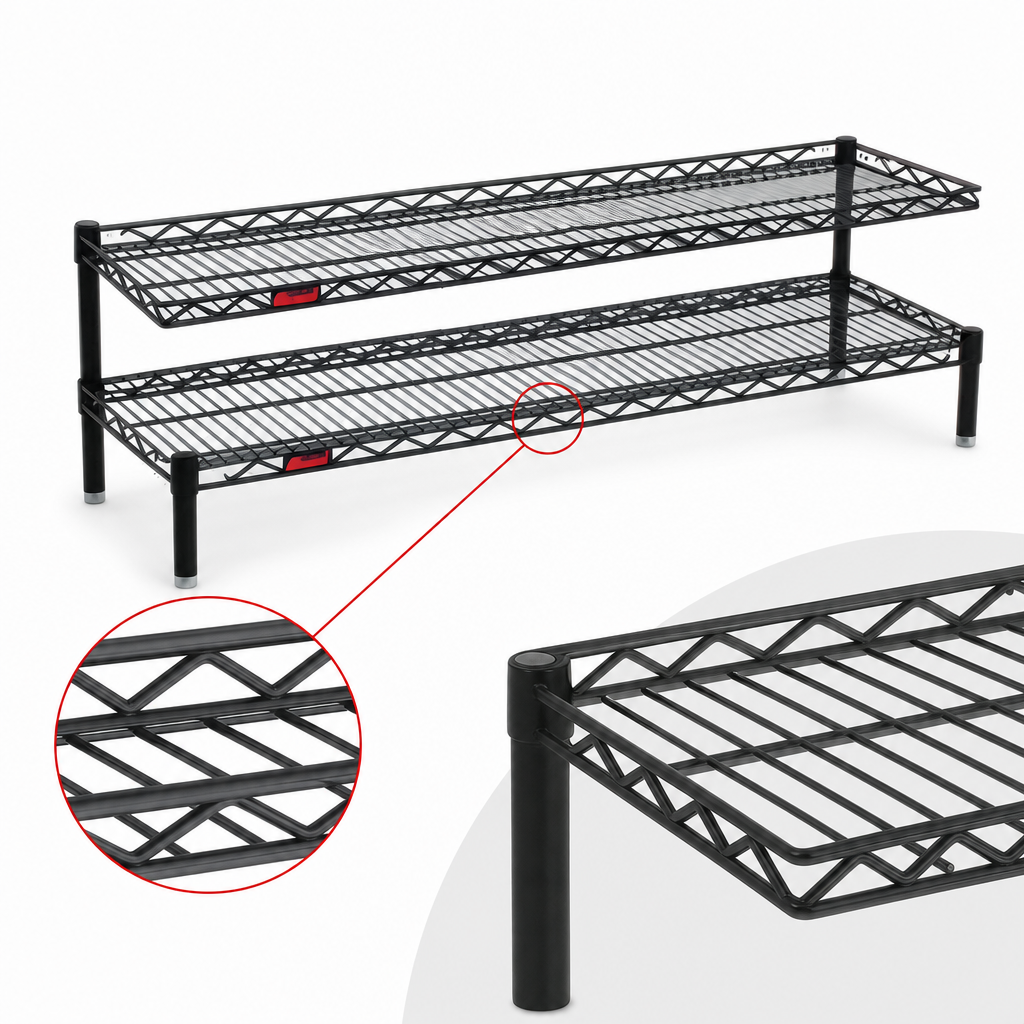 Patented QuadTruss Bottom Shelf