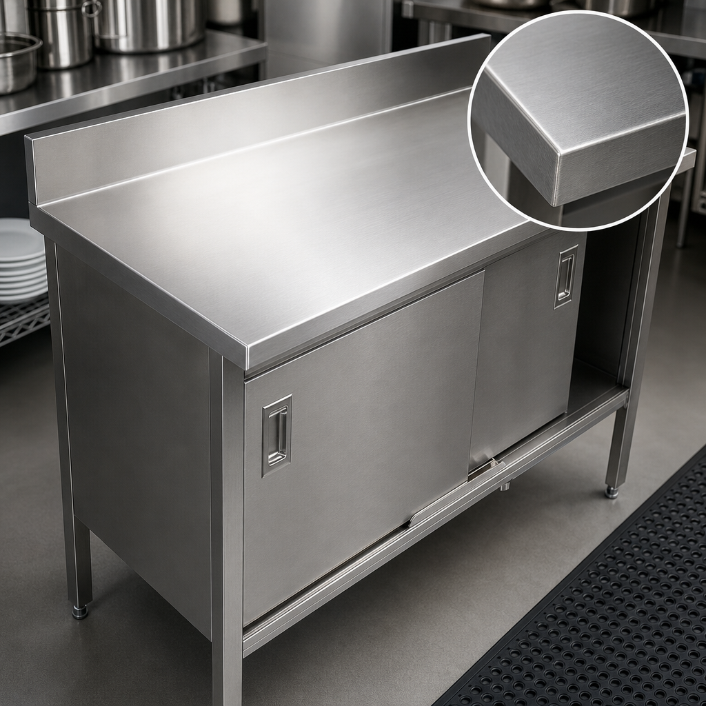 14-Gauge 300-Series Stainless Steel Top