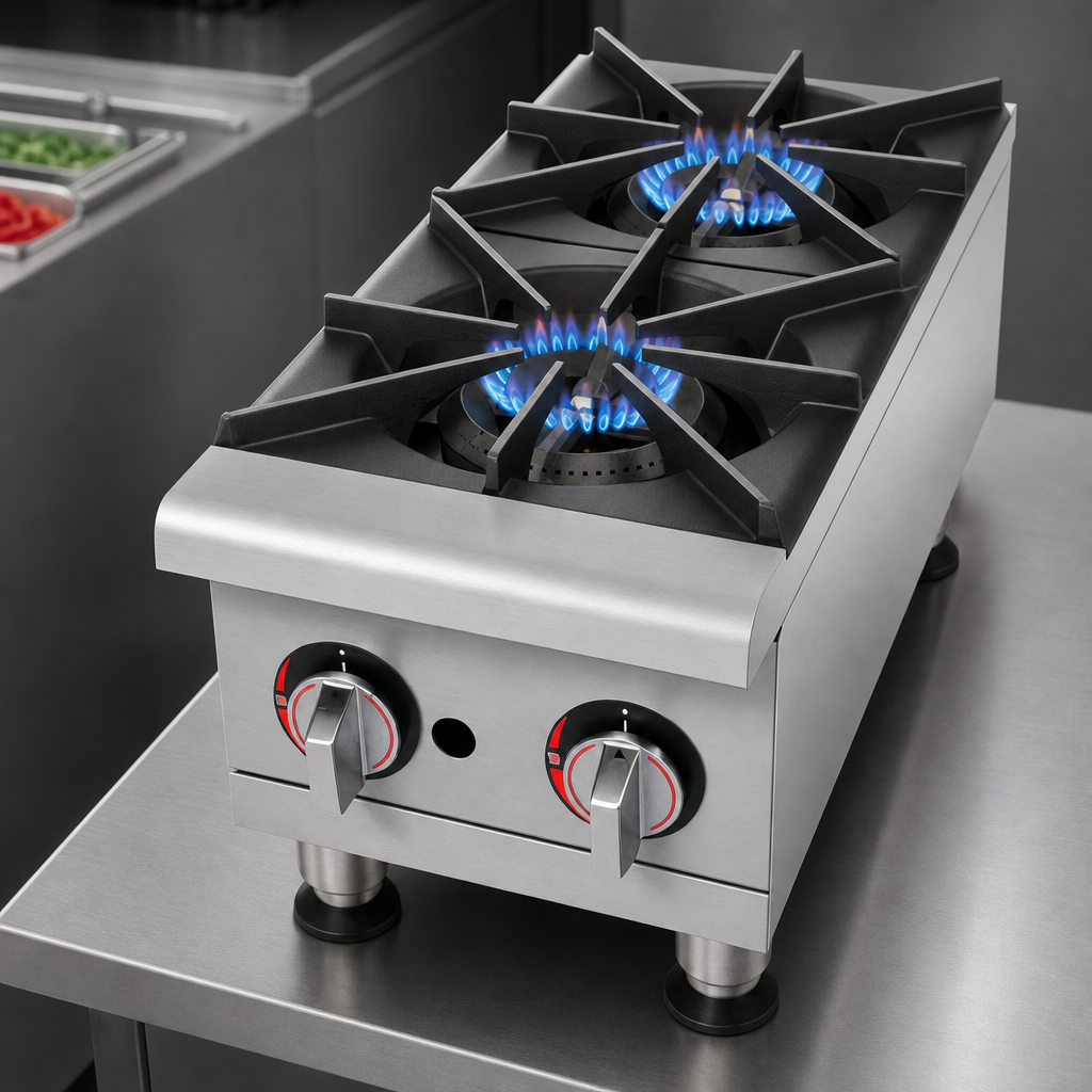 Four High-Output Burners