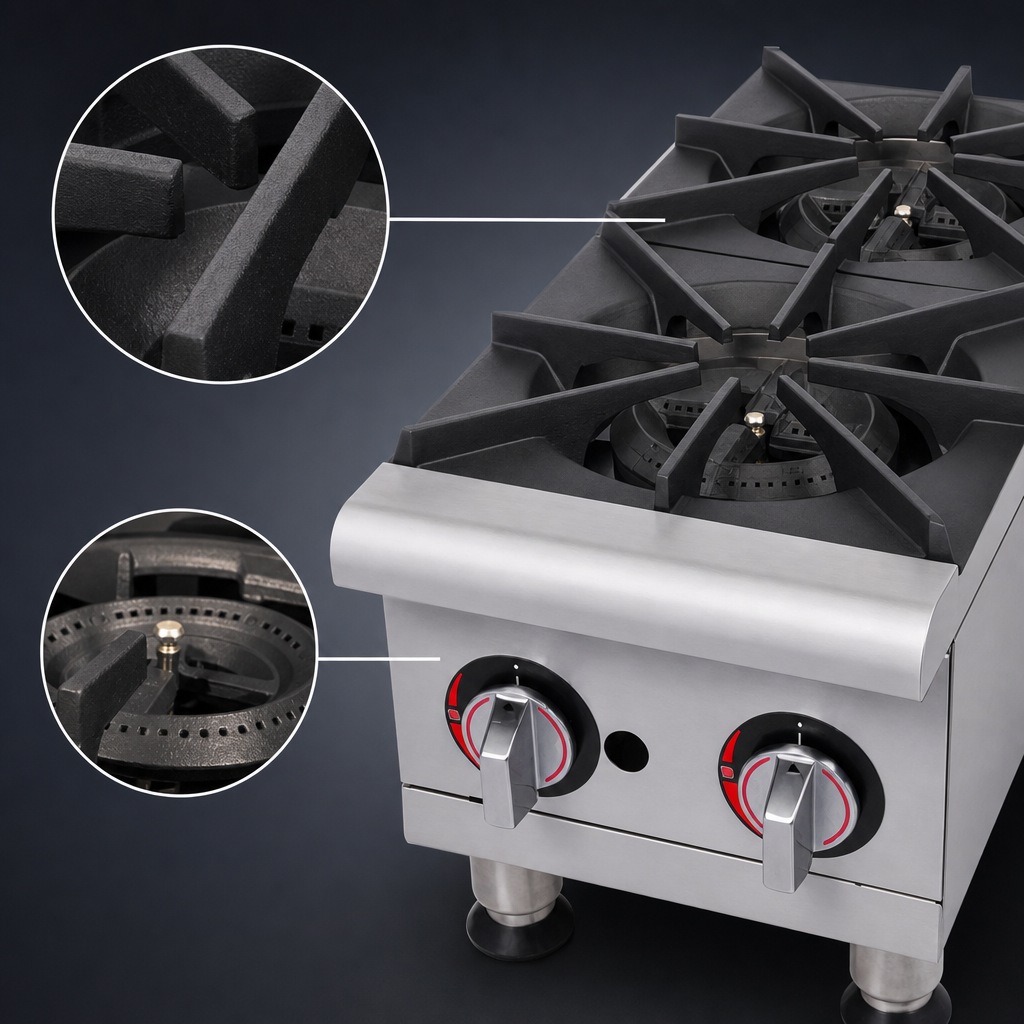 Cast Iron Grates and Burners