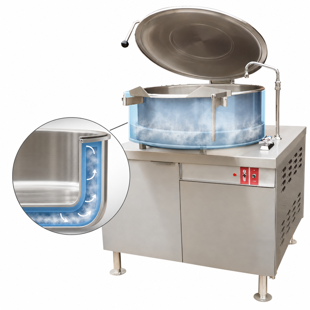 2/3 Steam Jacketed Kettle