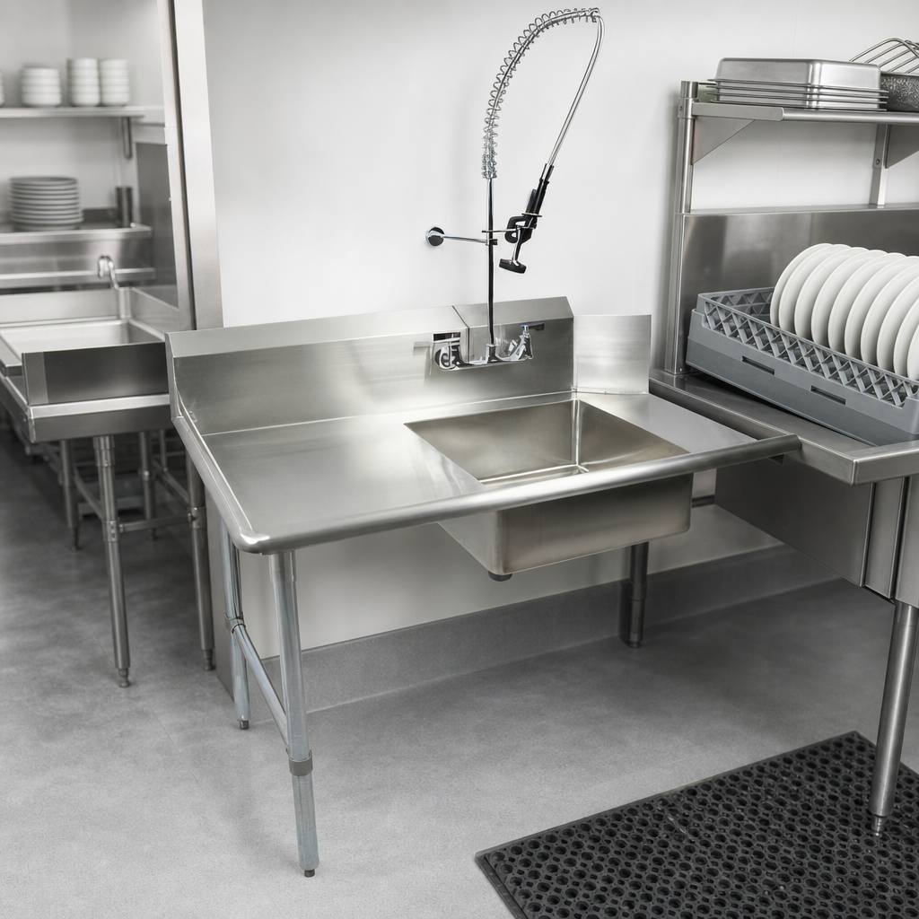 Straight Soiled Dish Table