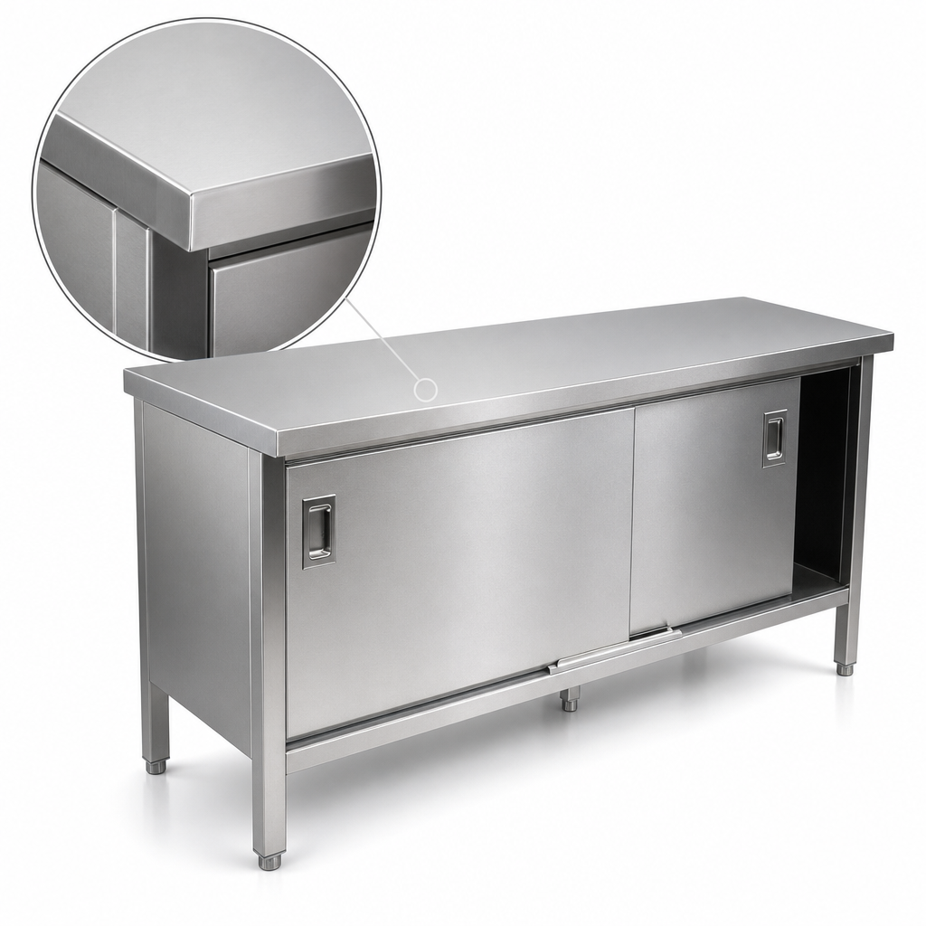 14-Gauge Stainless Steel Top