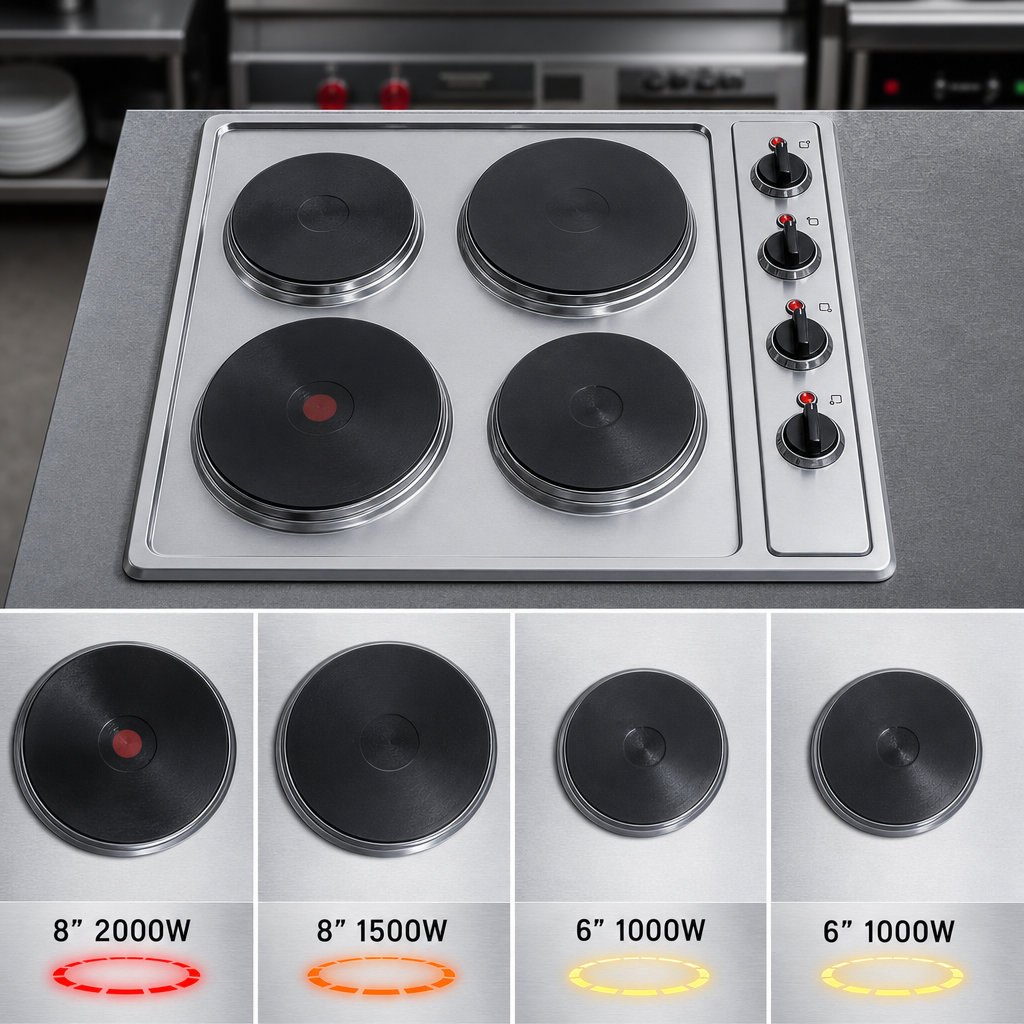 Mixed Burner Wattages