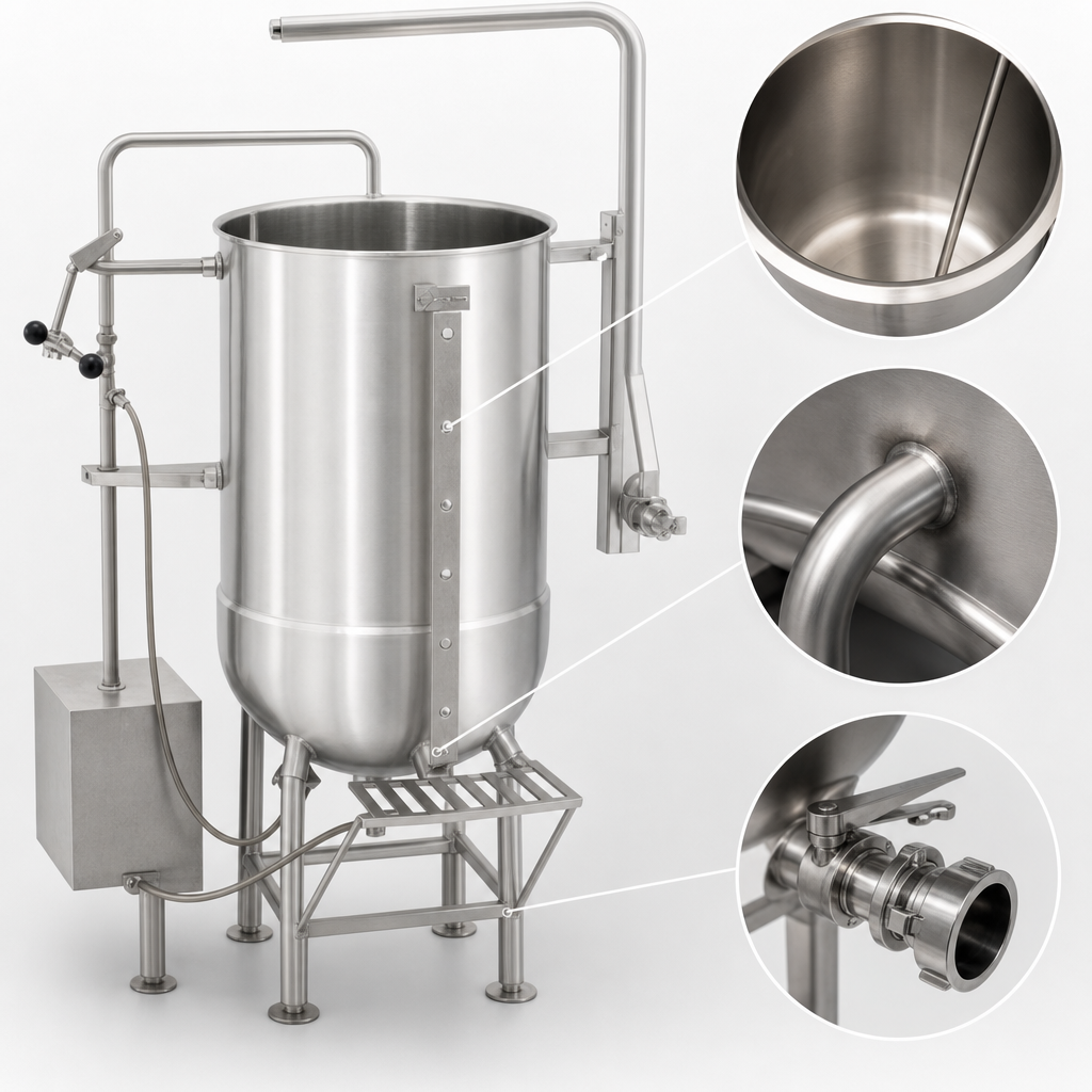304 Stainless Steel Kettle Surfaces