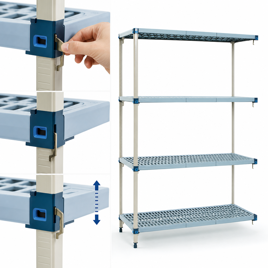 Quick-Adjust Shelf Design