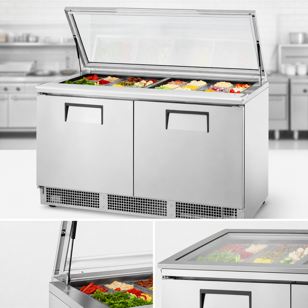 Heavy-Duty Flat Glass Lid