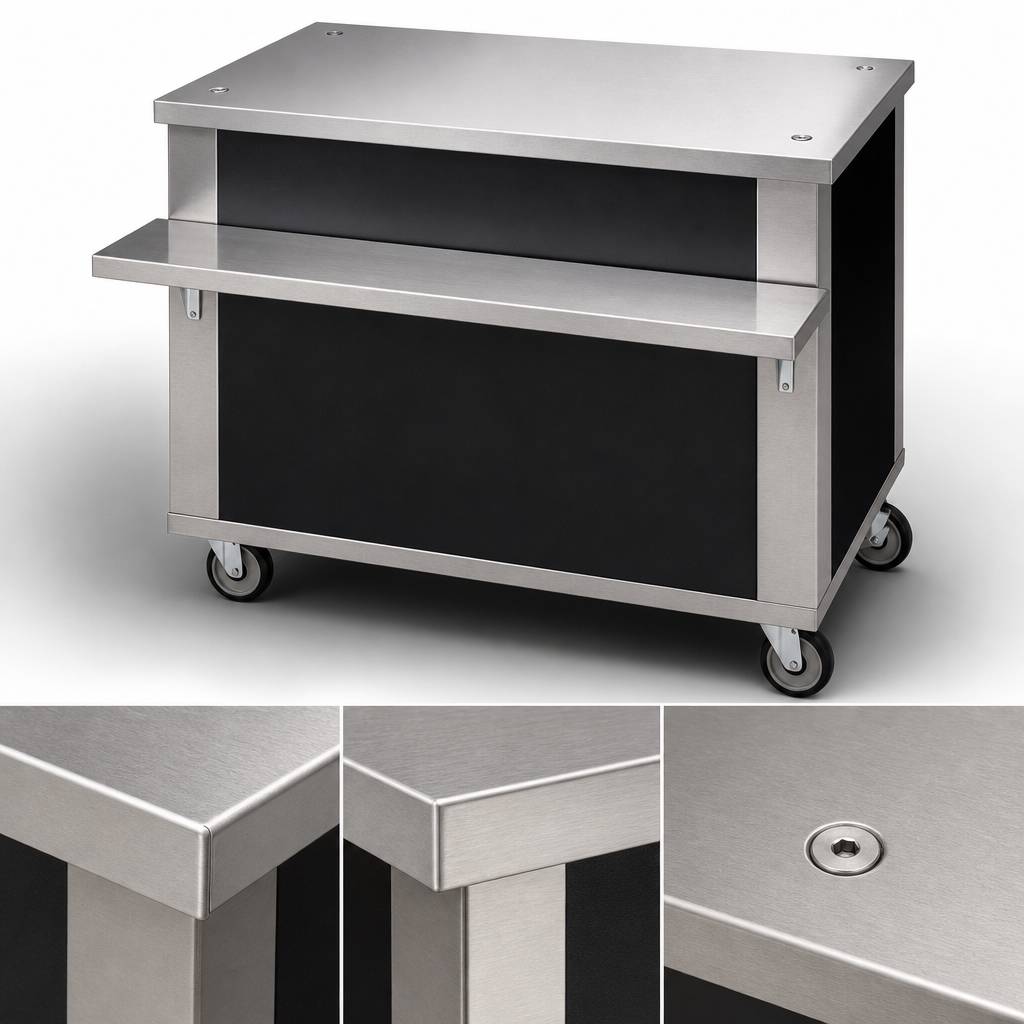 Heavy-Duty Stainless Steel Top