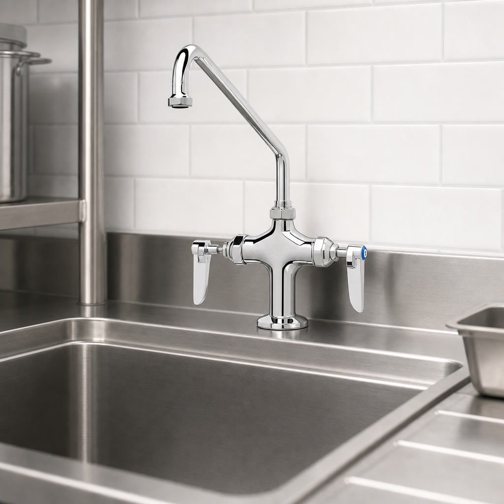 Single-Hole Deck Mount Mixing Faucet
