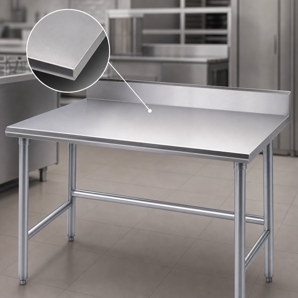14 Gauge 304 Stainless Steel Top
