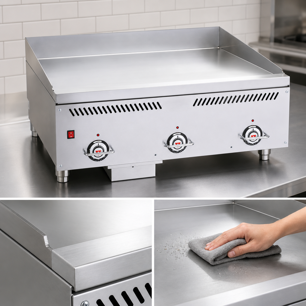 1-Inch Chrome Plated Griddle Plate