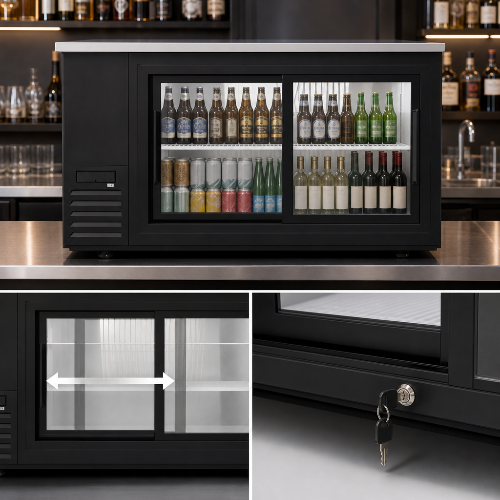 Two Locking Sliding Glass Doors