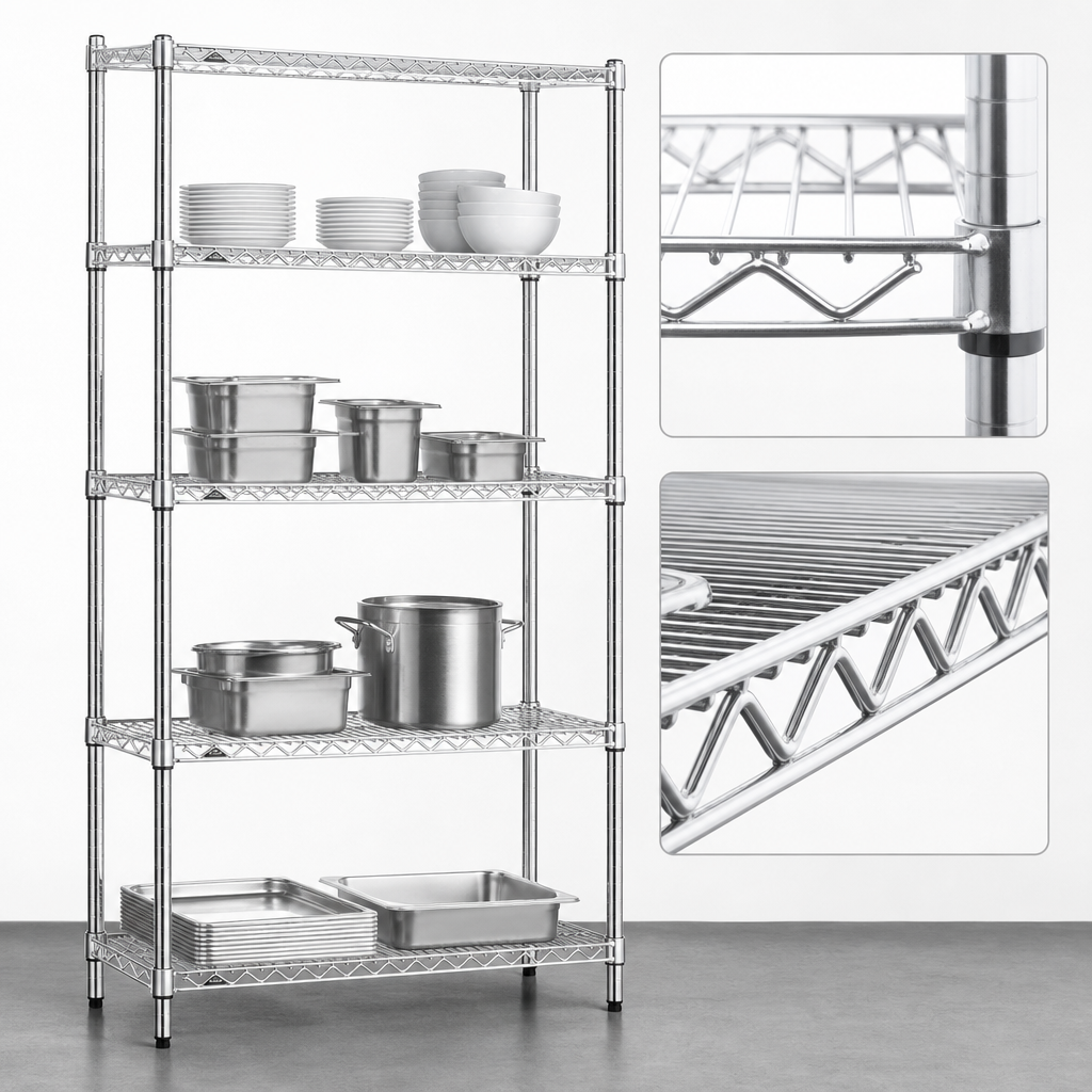 Patented QuadTruss Shelves