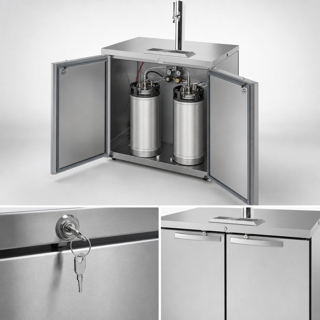 Locking Solid Hinged Doors