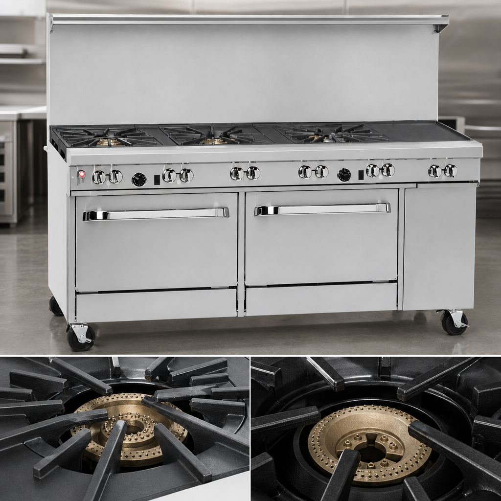 Four Open-Burner Top