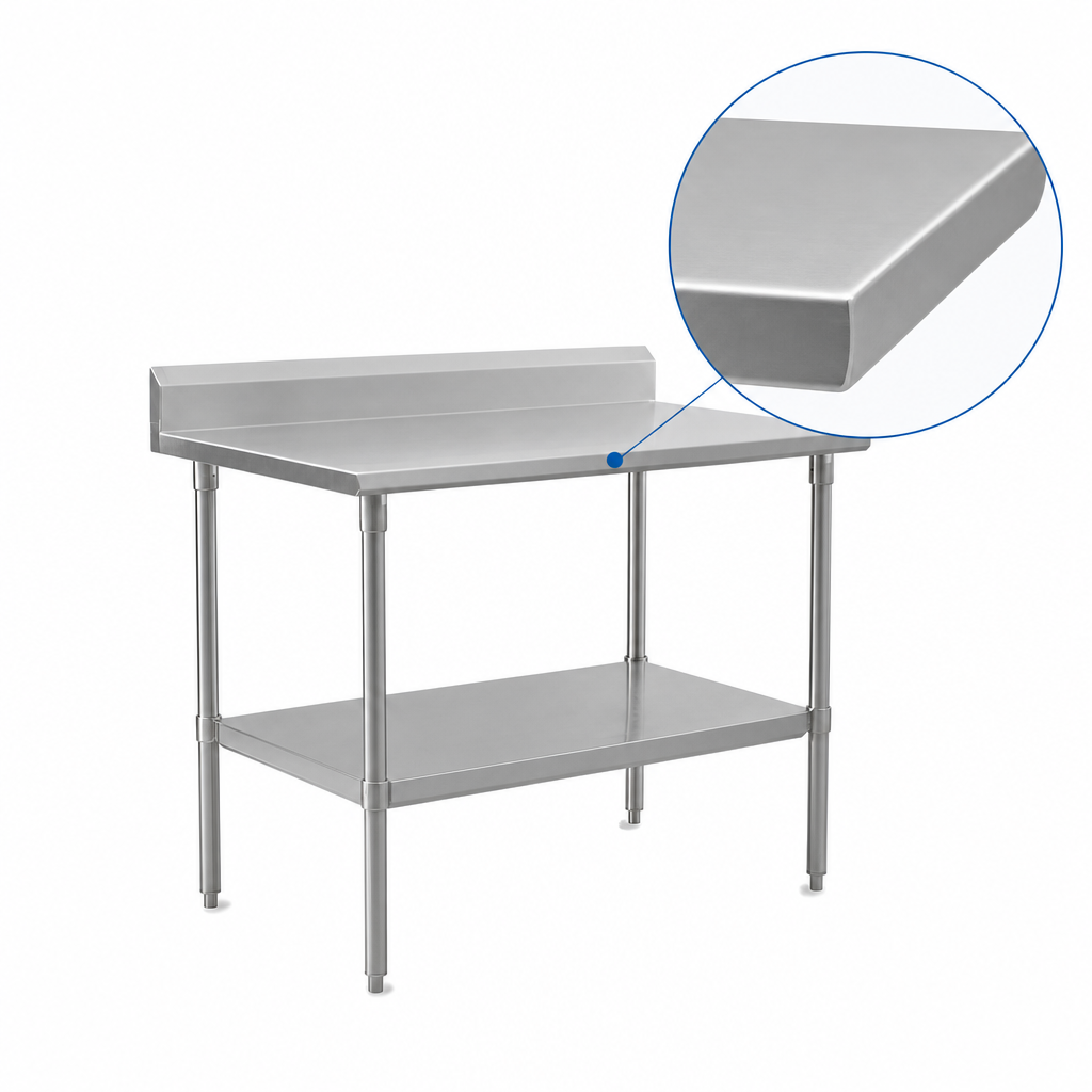 16-Gauge Stainless Steel Top