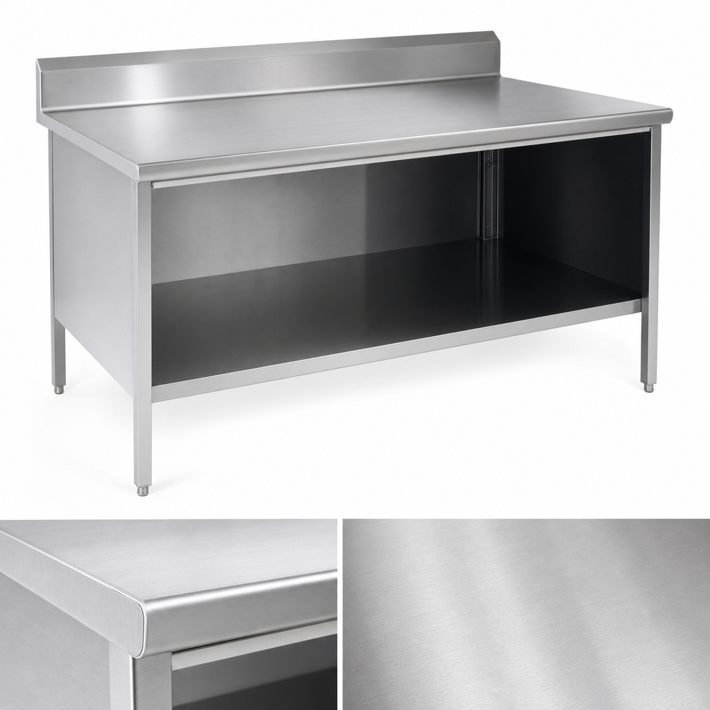 14-Gauge Type 300 Stainless Steel Top
