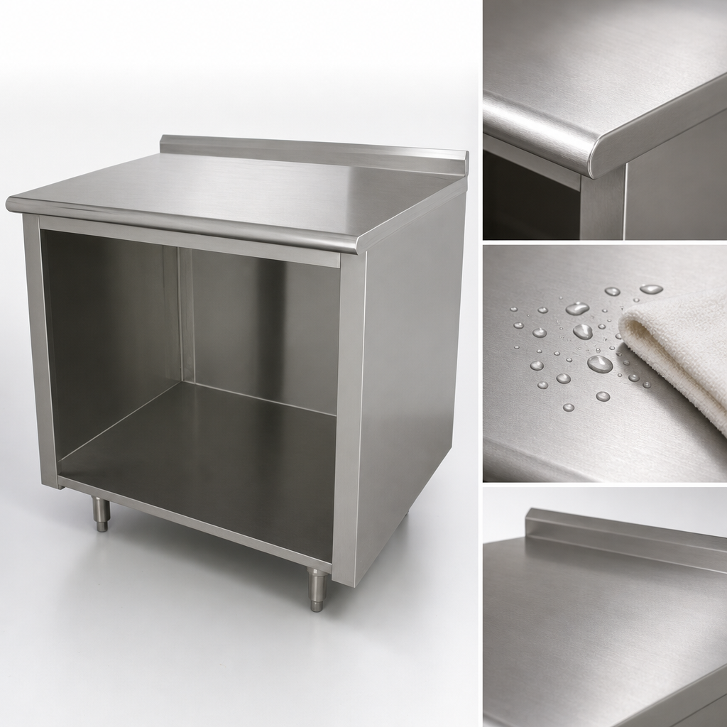 14-Gauge 304 Stainless Steel Top