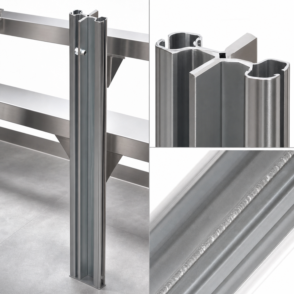 14-Gauge Seam-Welded Construction