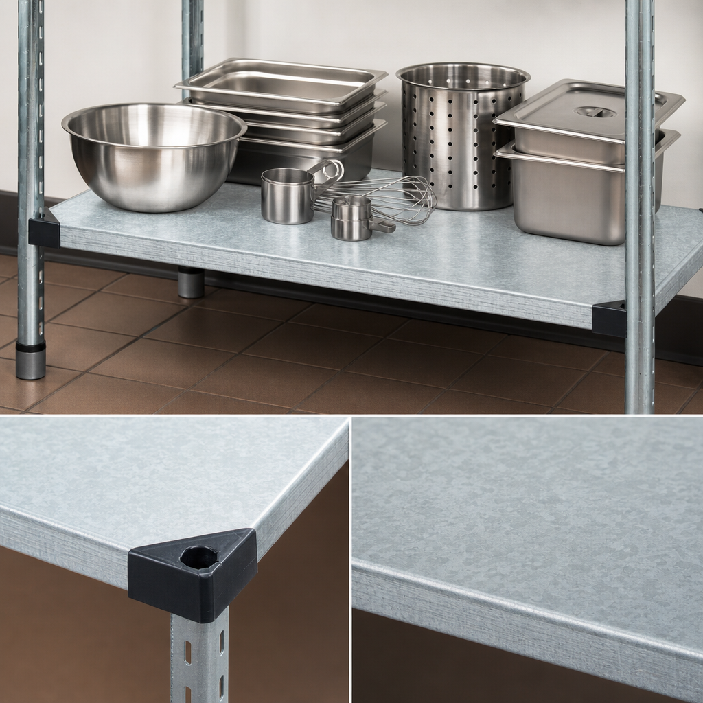 Solid Steel Shelf Design