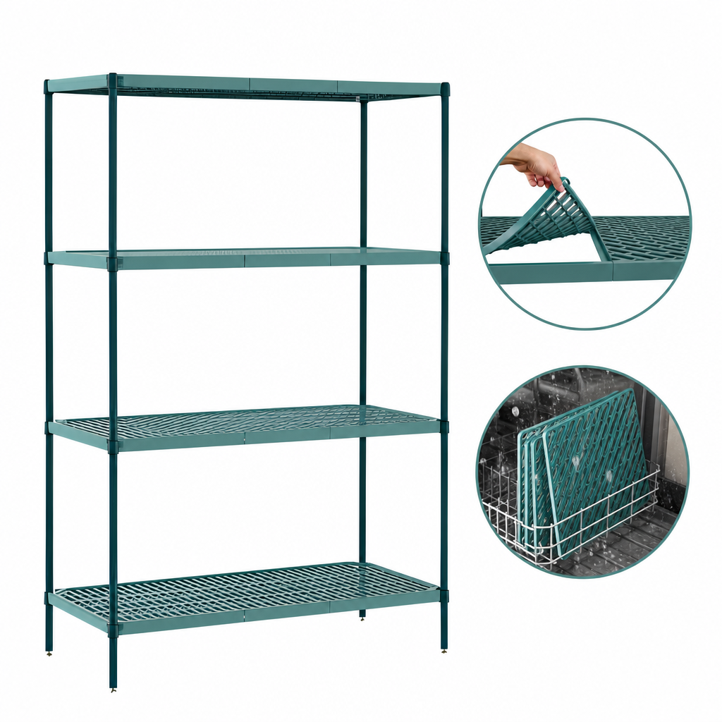 Removable Polymer Shelf Mats