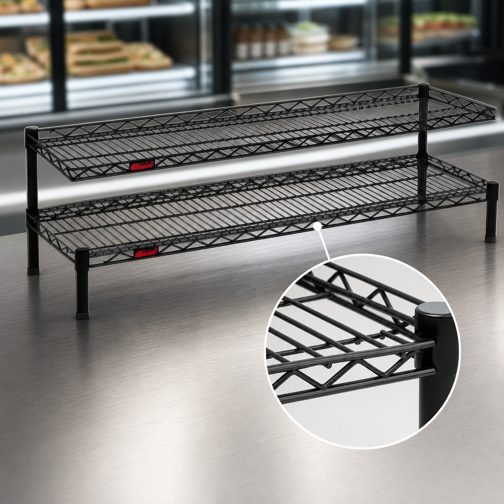 Patented QuadTruss Bottom Shelf