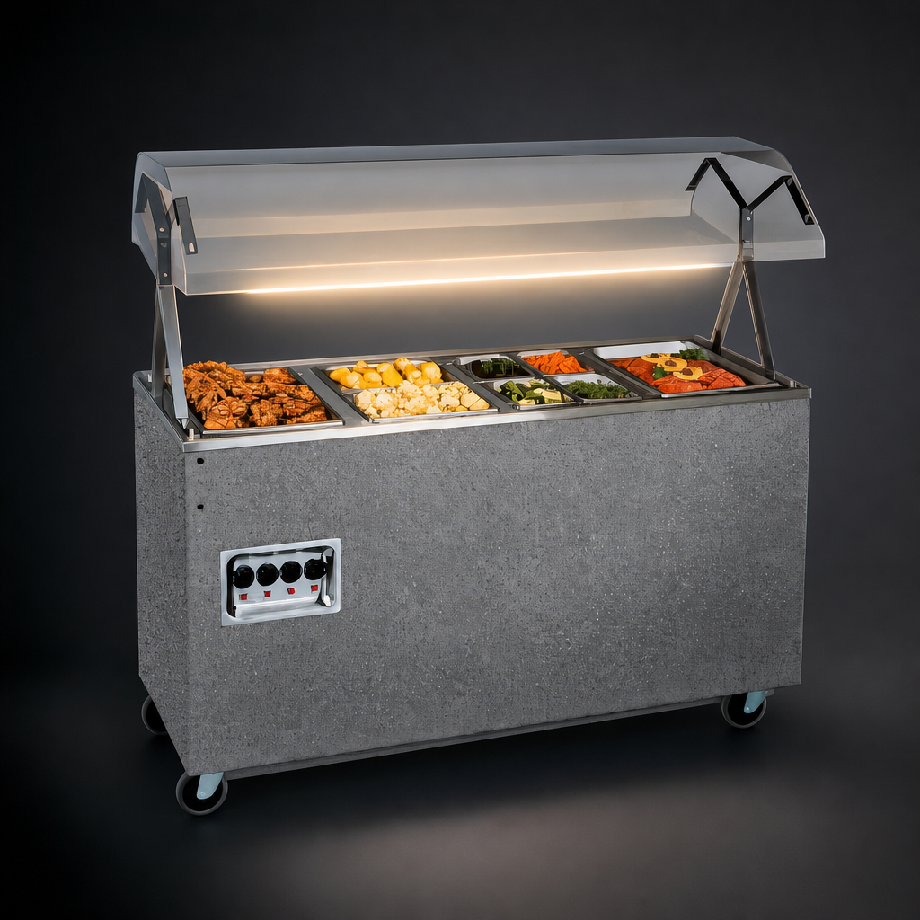Buffet Breath Guard with Lights
