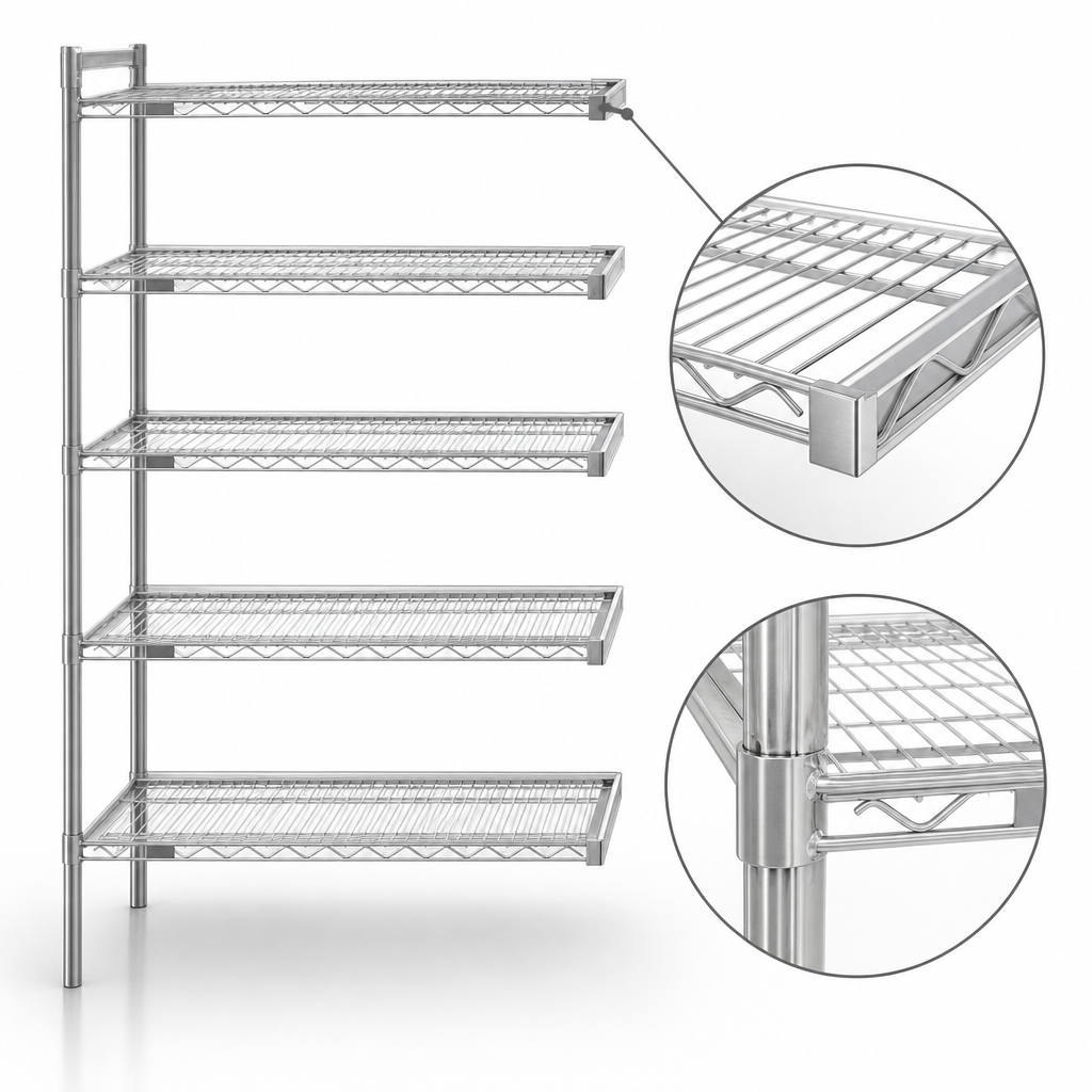 Patented QuadTruss® Shelves