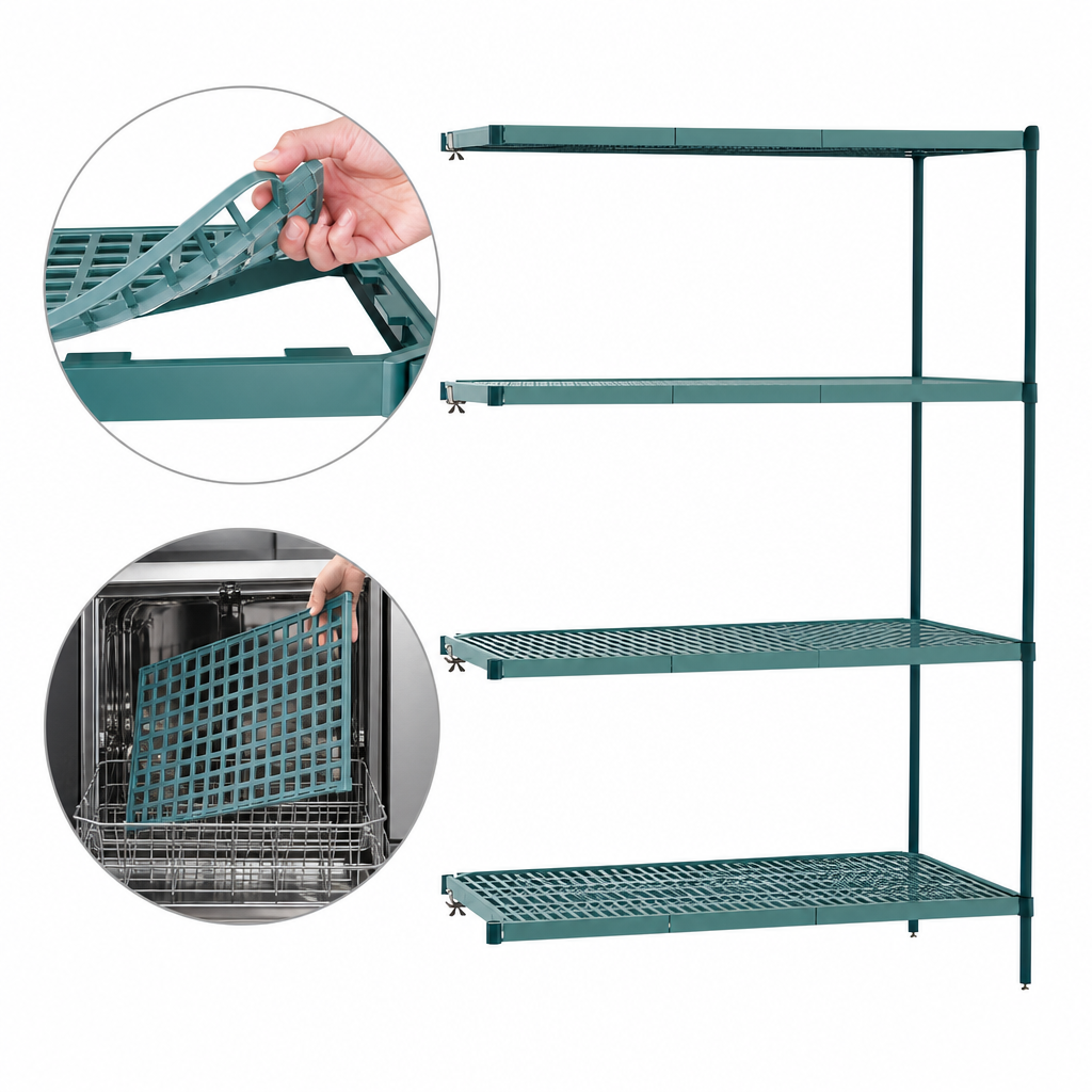 Removable Polymer Shelf Mats