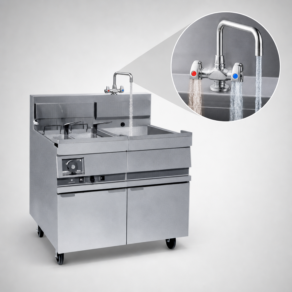 Hot/Cold Rinse/Fill Faucet