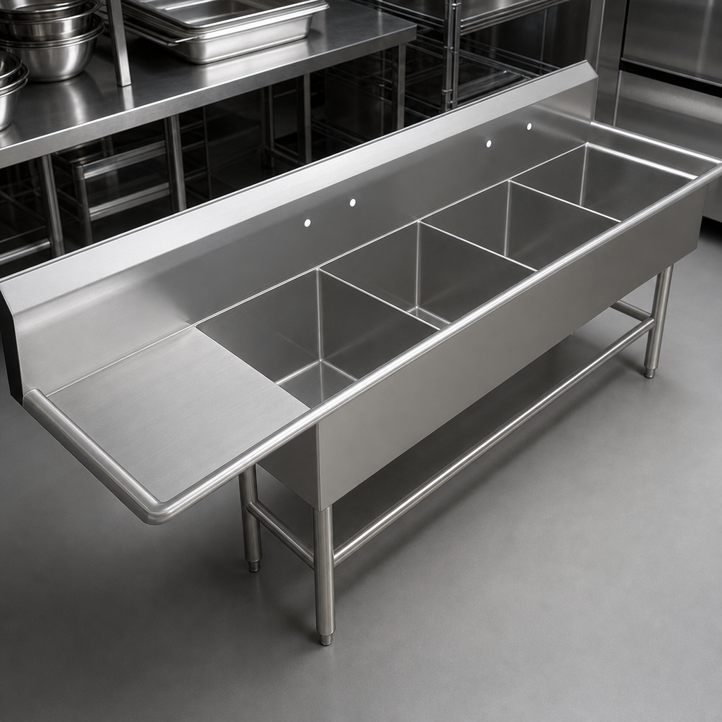 Four Sink Compartments