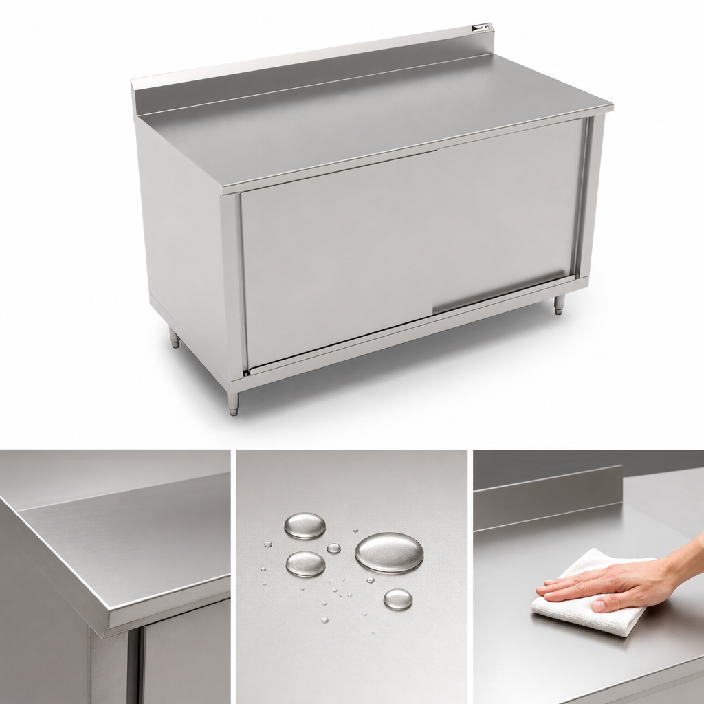14-Gauge Stainless Steel Top
