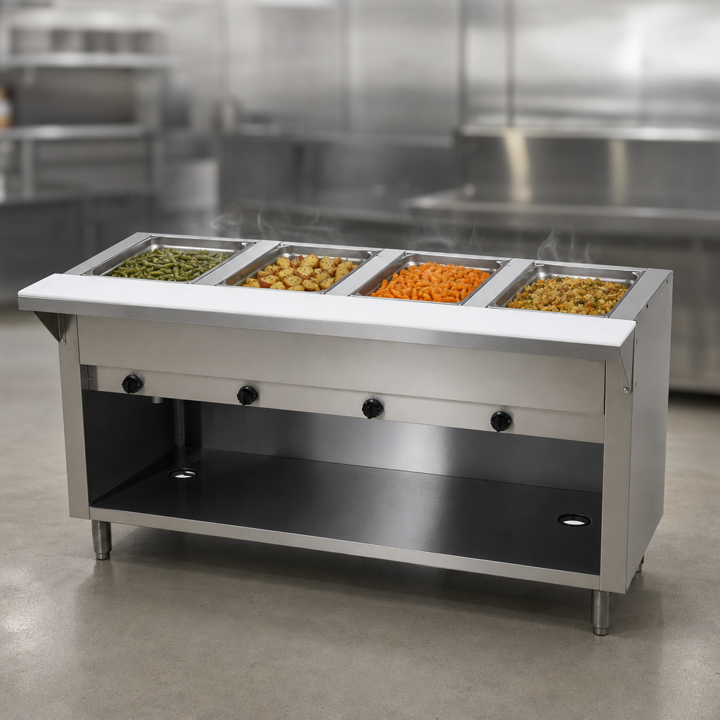 Four Hot Food Wells