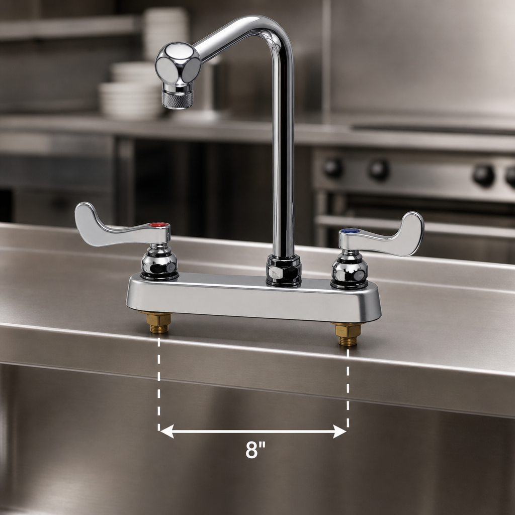 8-Inch Center Deck Mount