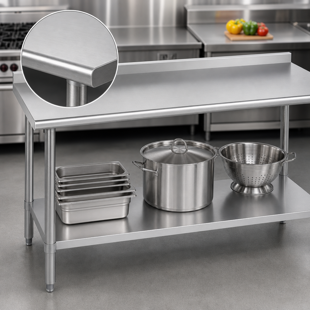 16-Gauge 300 Series Stainless Steel Top