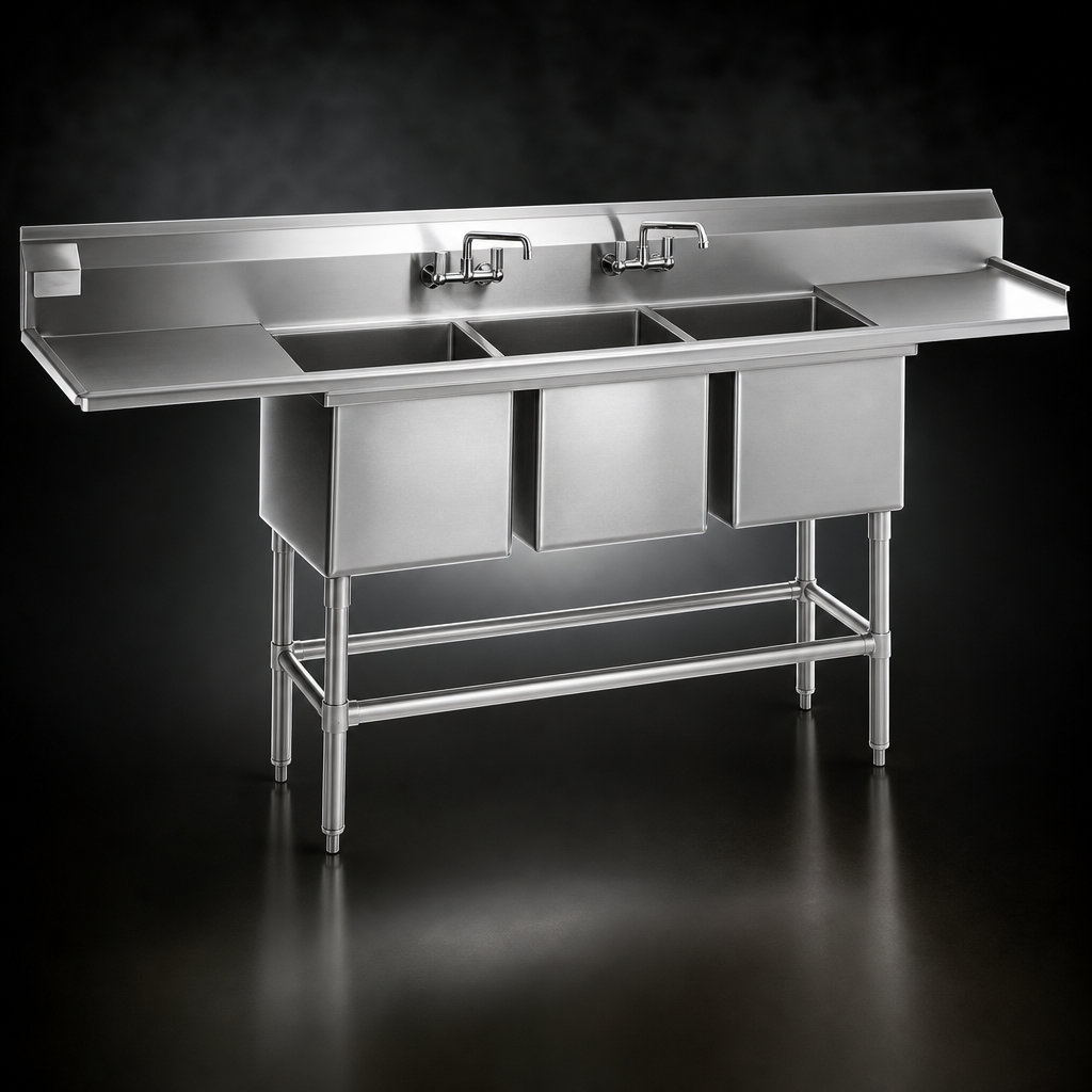 14 Gauge 300 Series Stainless Steel Construction
