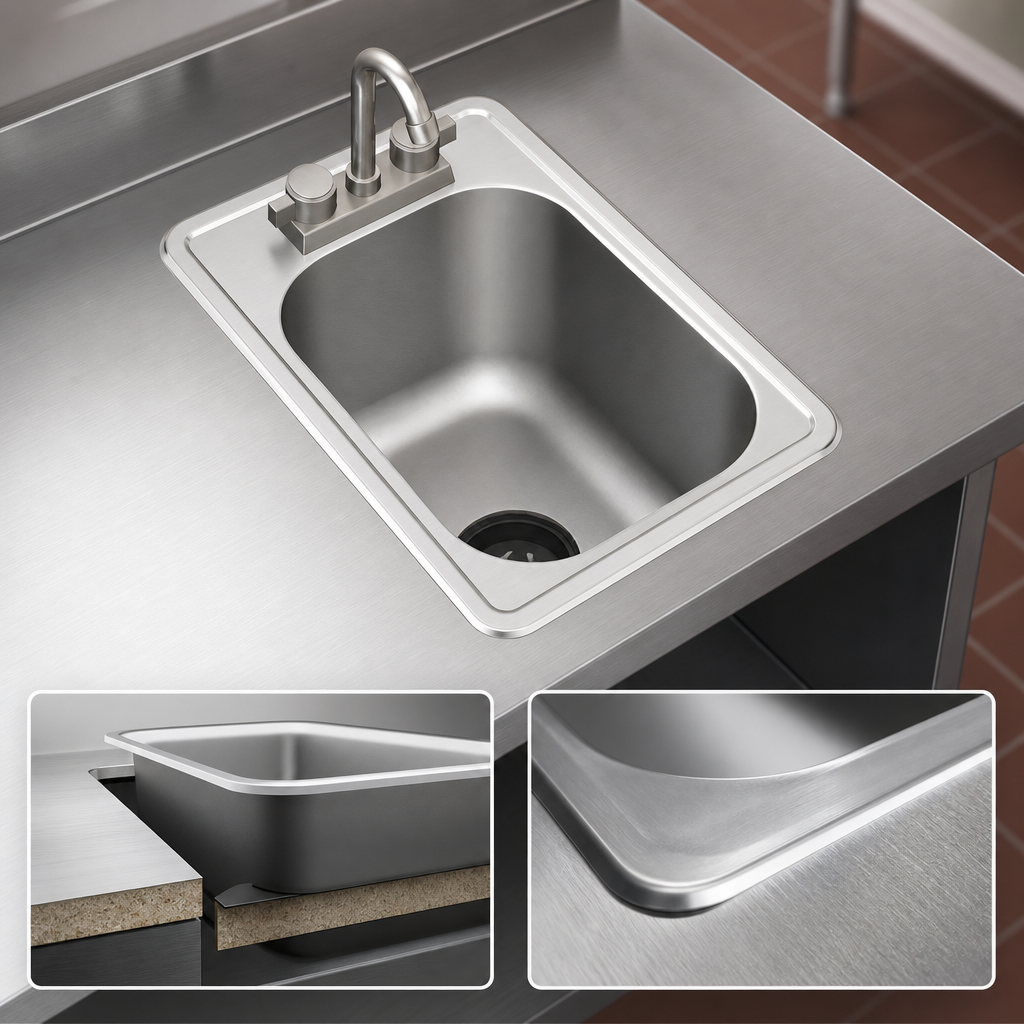 Self-Rimming Drop-In Design