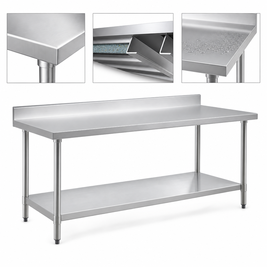 14-Gauge 300 Series Stainless Steel Top
