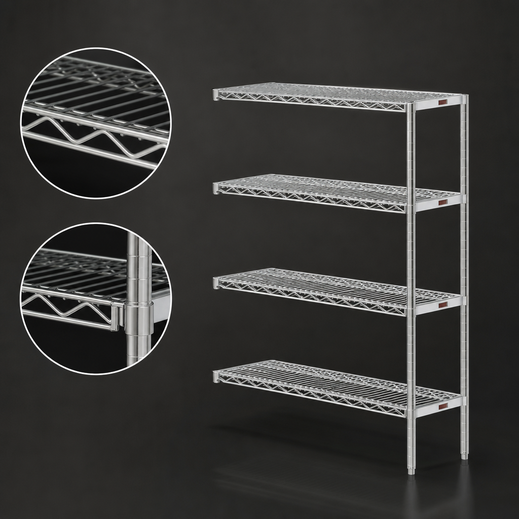 QuadTruss® Wire Shelf Design