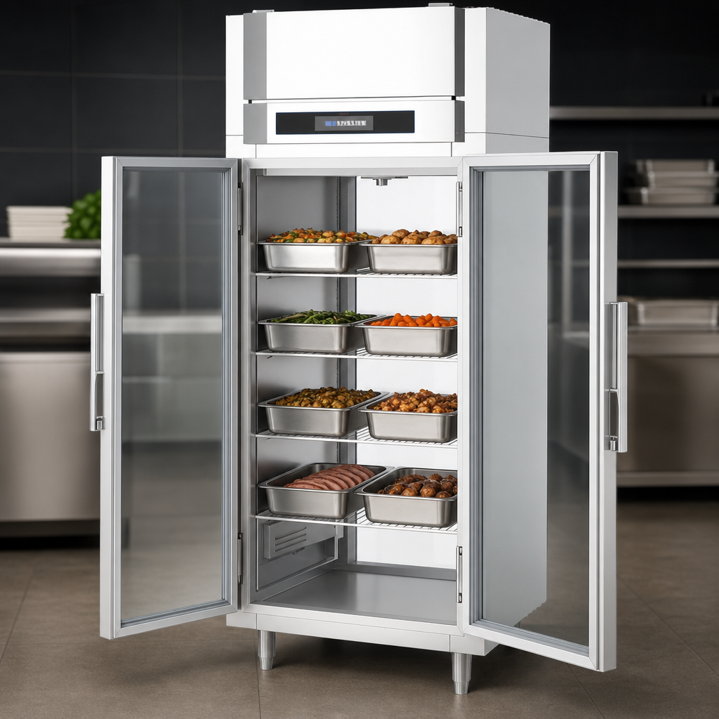 Full-Height Hinged Glass Doors