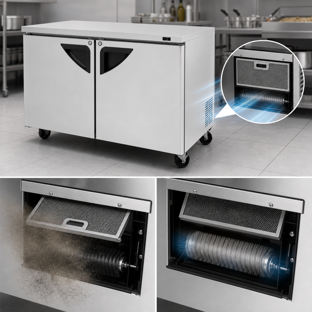 Self-Cleaning Condenser