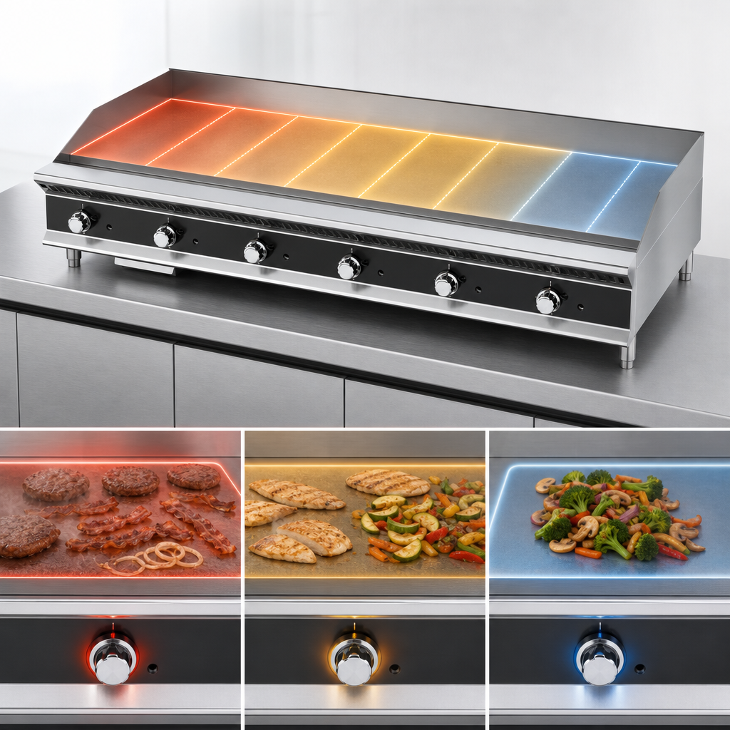Individually Controlled Heating Zones