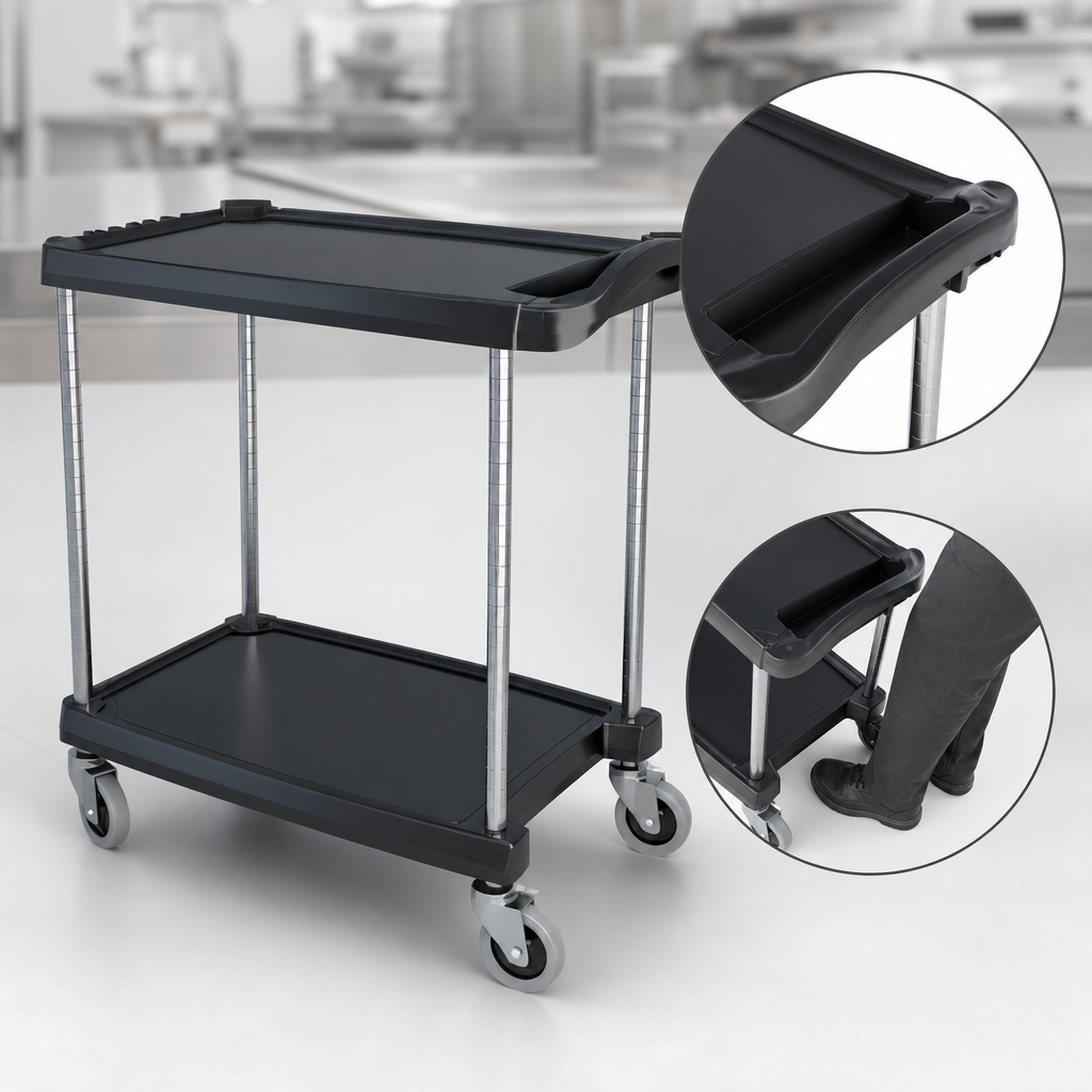 Ergonomic Handle With Utility Tray