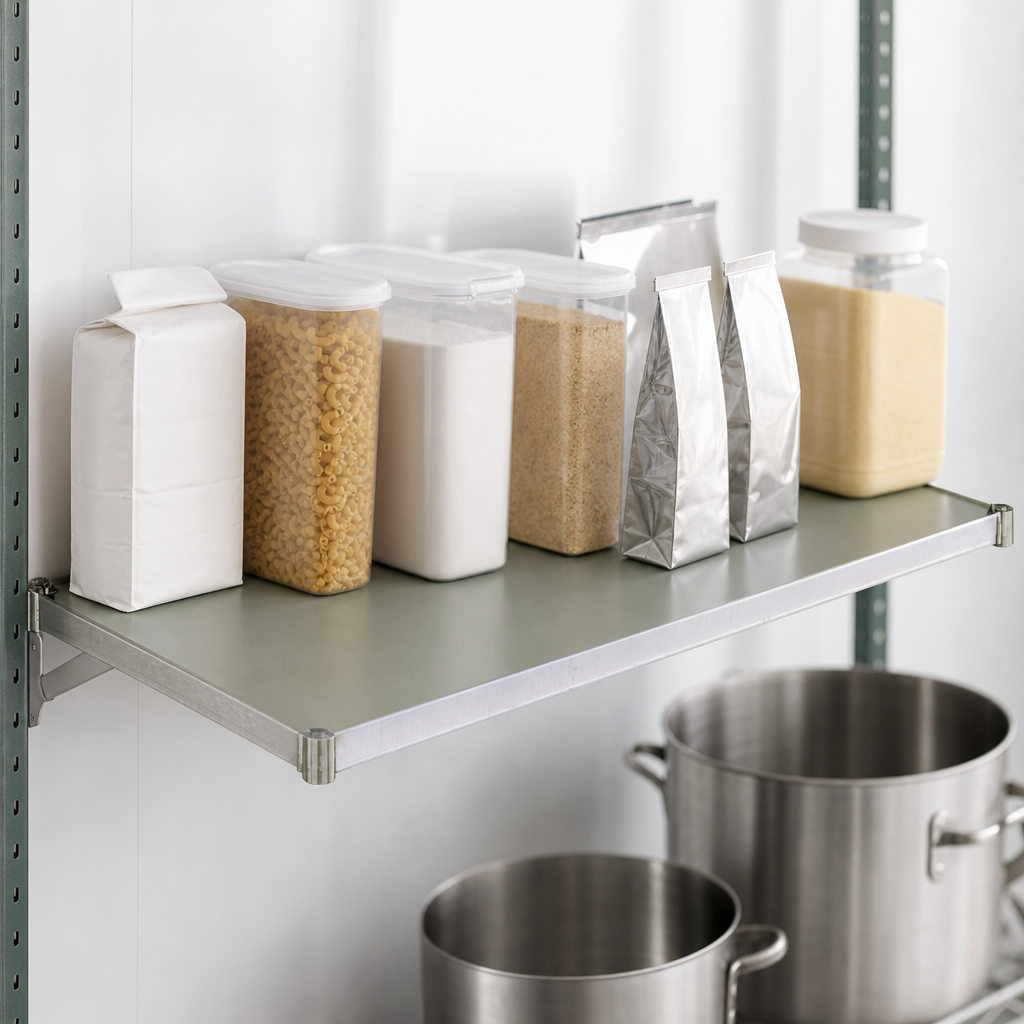 Solid Shelf Surface