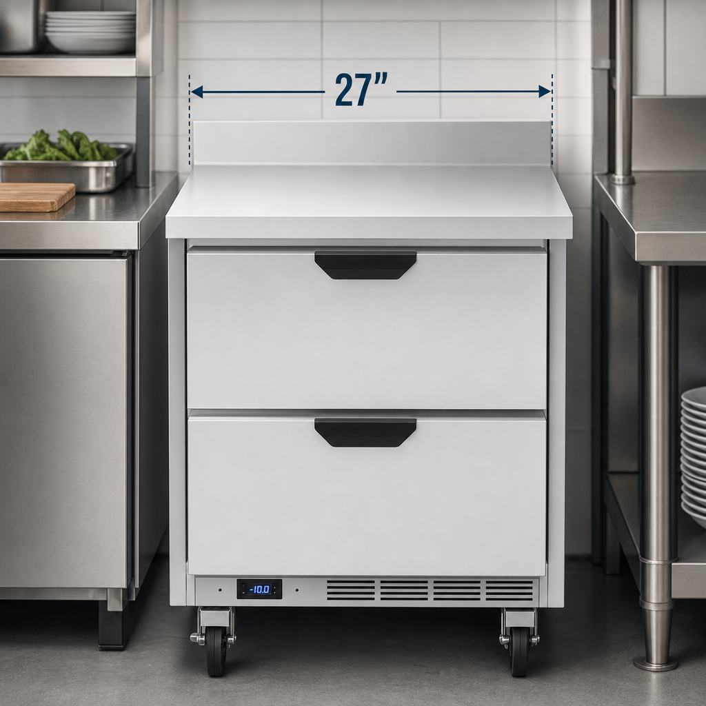 27-Inch Worktop Footprint