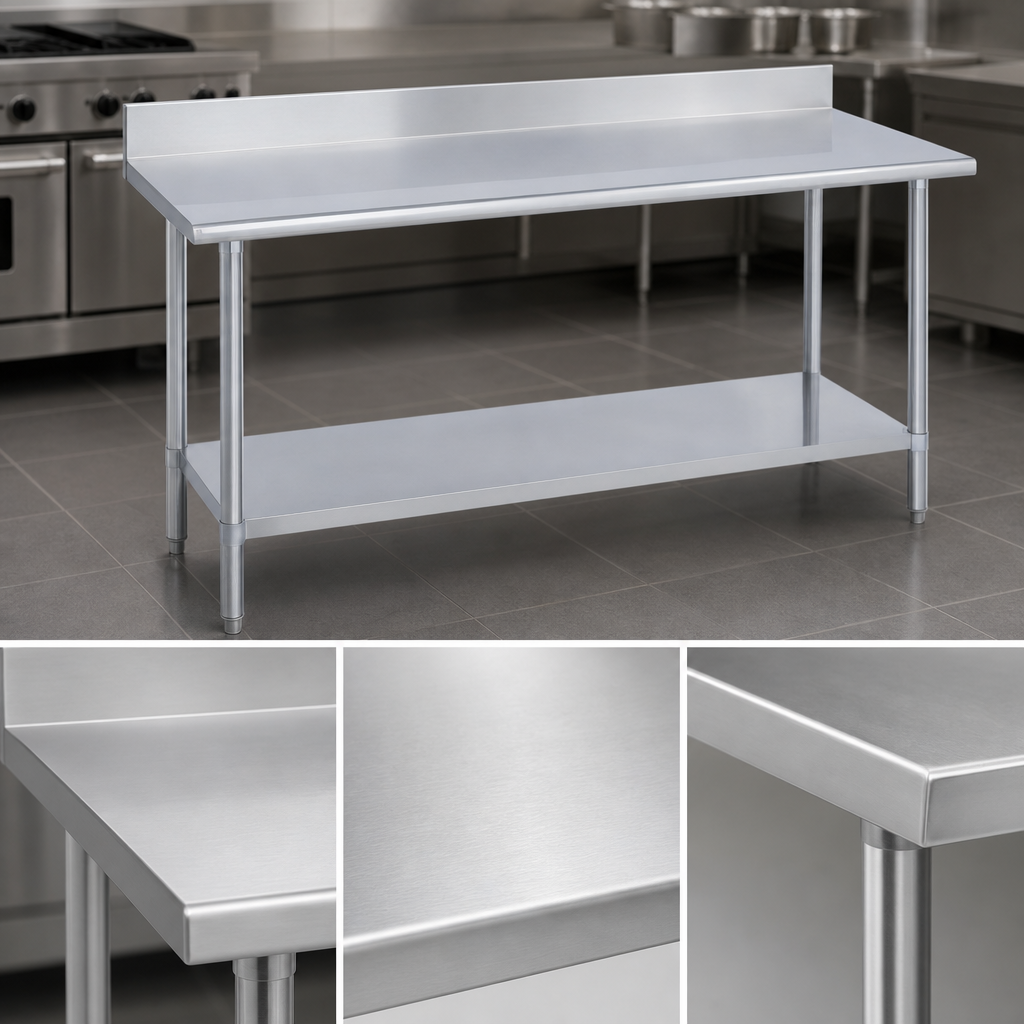 16 Gauge 400 Series Stainless Steel Top