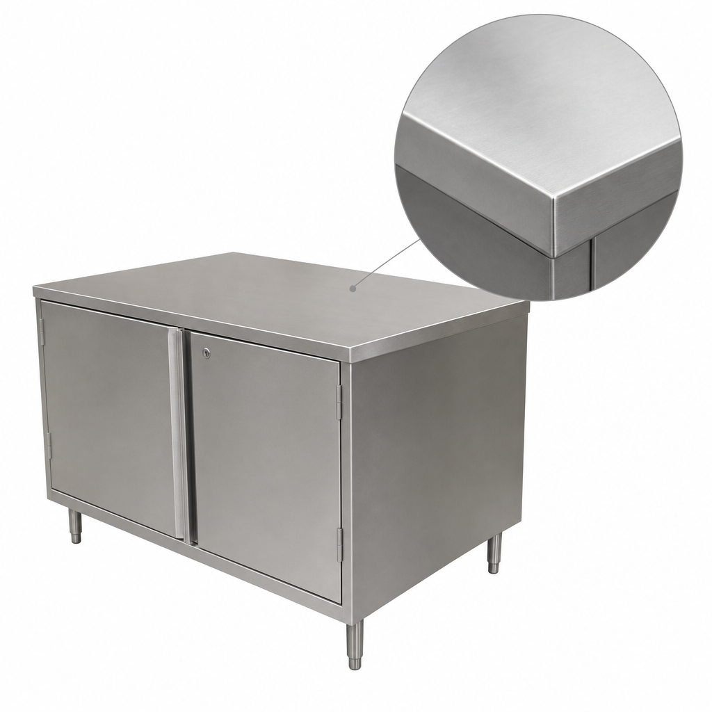 14-Gauge 304 Stainless Steel Top