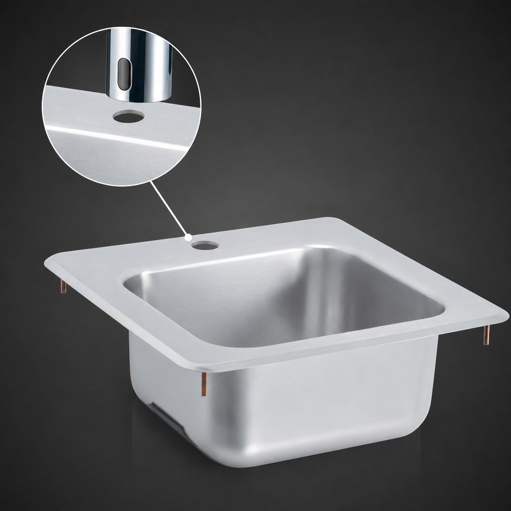 Electronic Mixing Faucet Hole