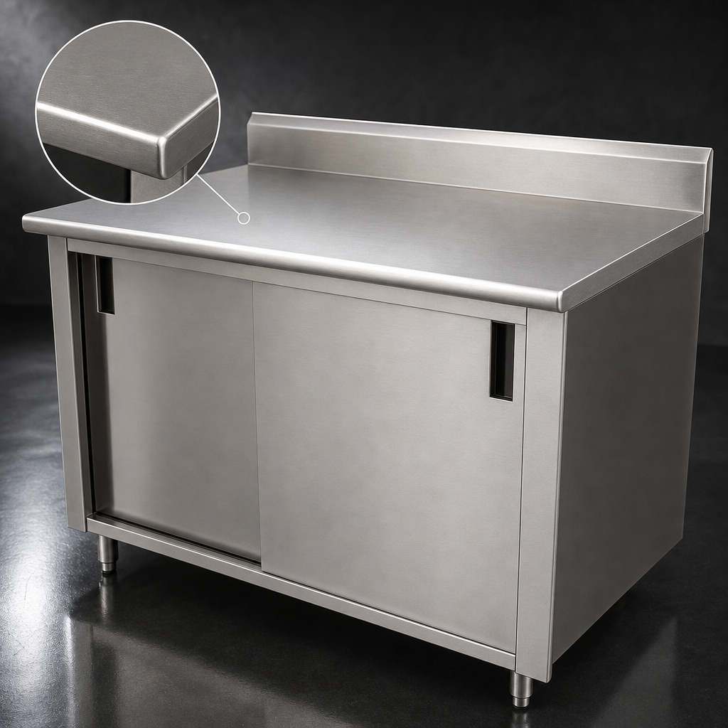 16 Gauge 304 Stainless Steel Top